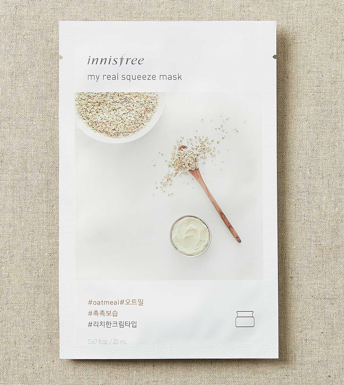 Innisfree My real squeeze mask oatmeal 20ml Skin Care BD