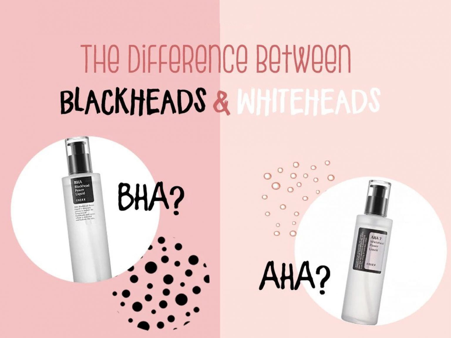 THE DIFFERENCE BETWEEN BLACKHEADS AND WHITEHEADS SKIN CARE BD
