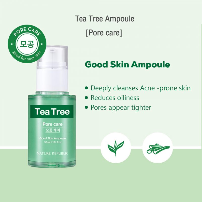 NATURE REPUBLIC GOOD SKIN TEA TREE AMPOULE 30ML Skin Care BD