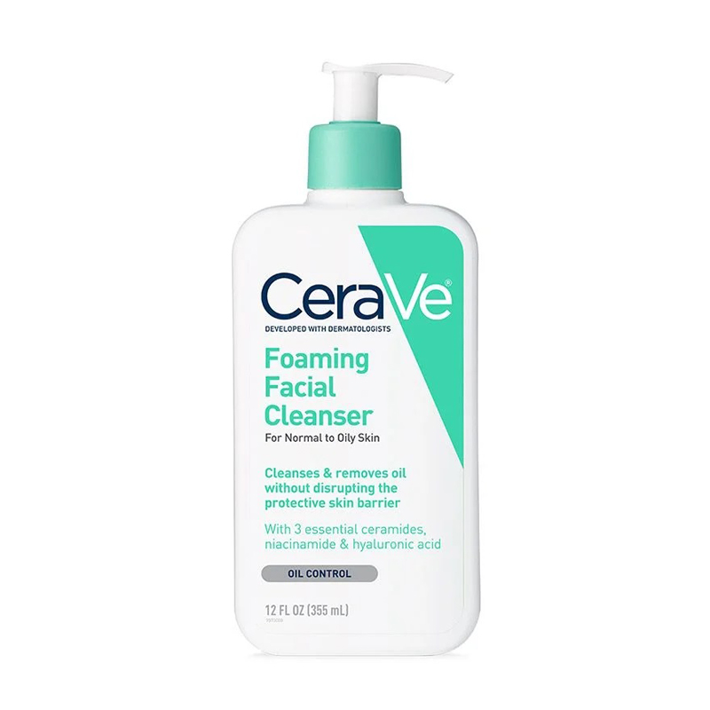 CeraVe Foaming Facial Cleanser For Normal To Oily Skin 355ml - SKIN CARE BD