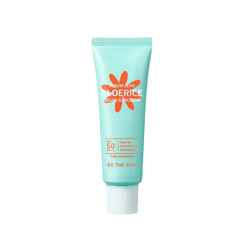 Be The Skin Sebum Zero Aloerice Vegan Sun Cream 50ml SPF 50+, PA++++