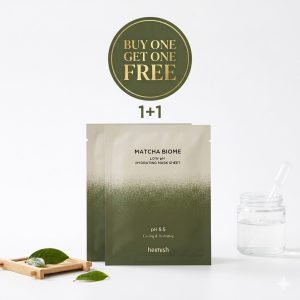 Heimish Matcha Biome Low pH Hydrating Mask Sheet 30ml (BUY ONE GET ONE FREE)