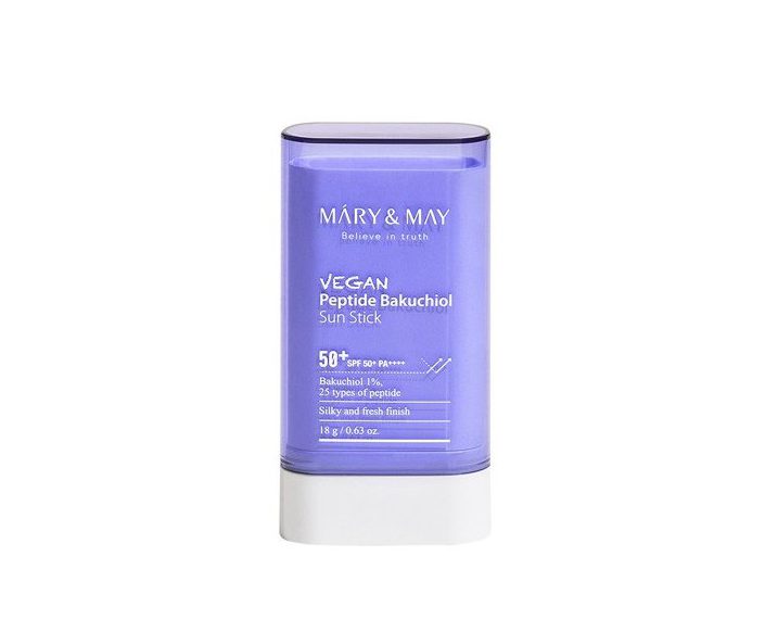 Mary&May Vegan Peptide Bakuchiol Sun Stick SPF50+ PA++++ 18g