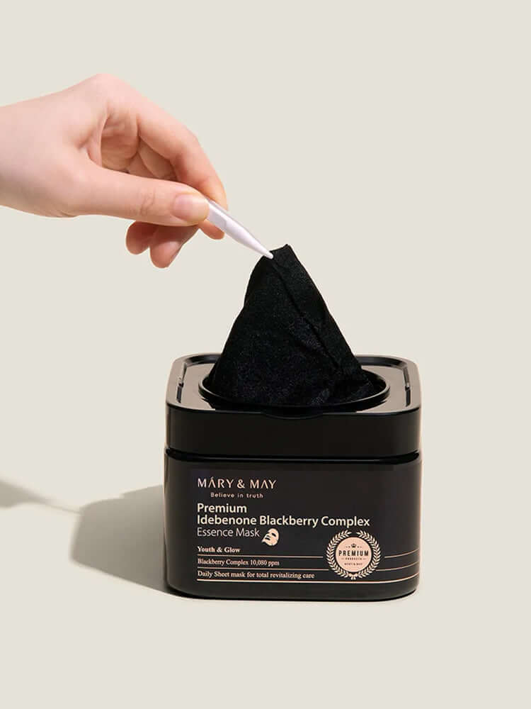 Mary&May Premium Idebenon Blackberry Complex Essence Mask (20EA) - Image 2