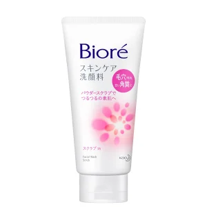Biore Skincare Facial Wash Scrub For Dirty Pores and Dead Skin 130g