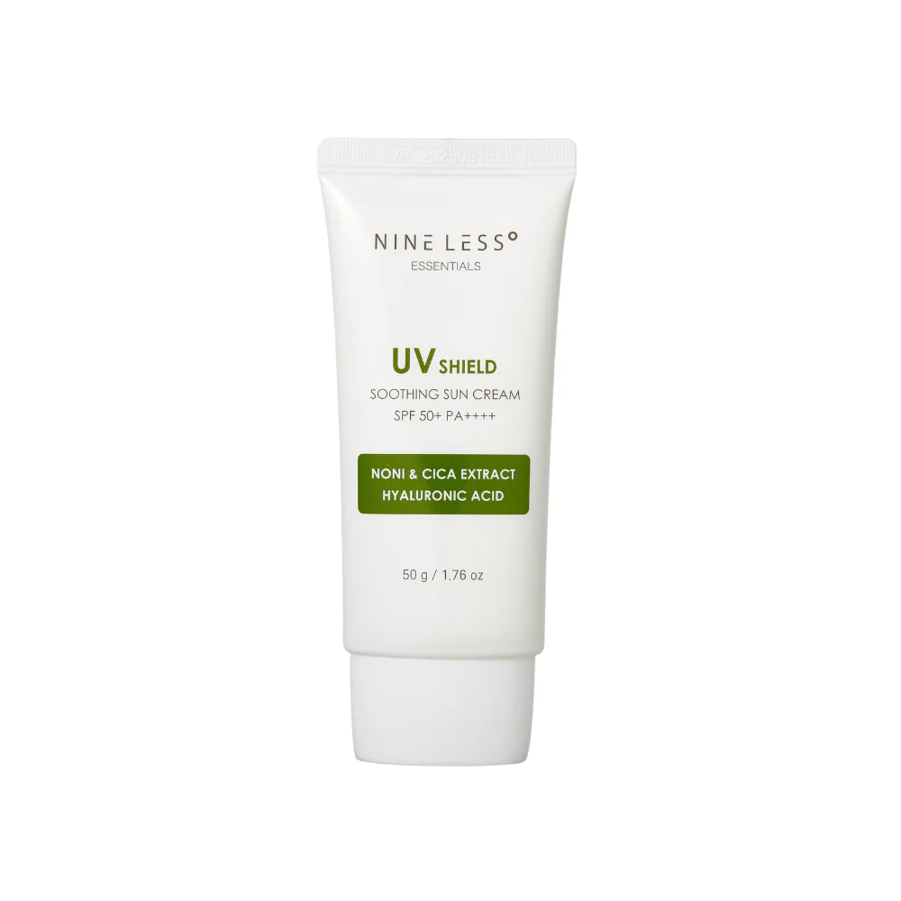 NINE LESS Essentials UV Shield Soothing Sun Cream SPF 50+ PA++++ 50g