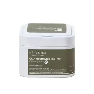 Mary&May CICA Houttuynia Tea Tree Calming Mask (30EA)