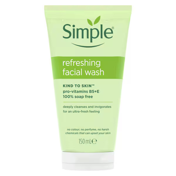 Simple Kind To Skin Refreshing Facial Gel Wash 150ml