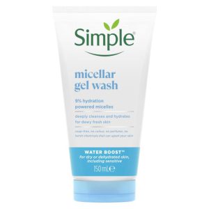 Simple Water Boost Micellar Facial Gel Wash 150ml