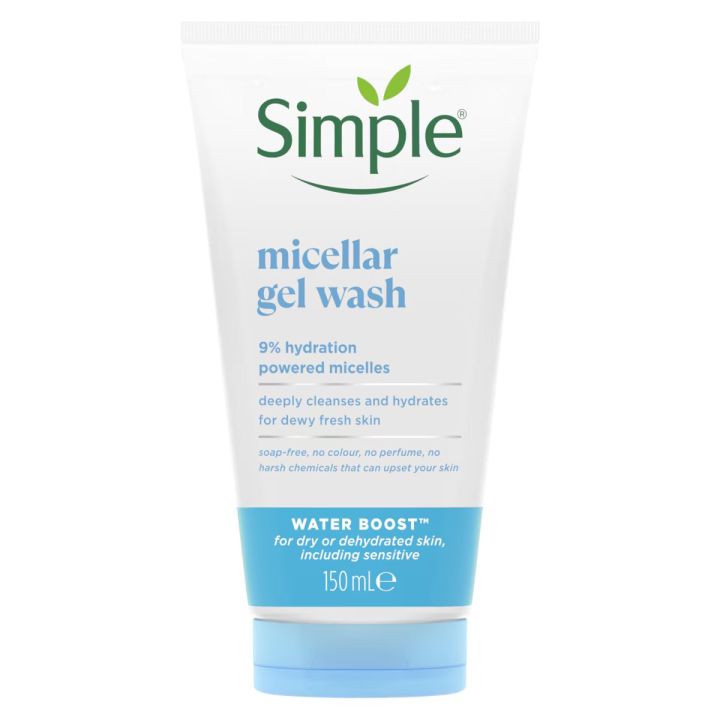 Simple Water Boost Micellar Facial Gel Wash 150ml