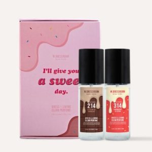 W.DRESSROOM Dress&Living Clear Perfume GIFT SET (No.214 Hazelnut In Chocolate 70ml + No.314 Strawberry)