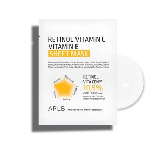 APLB Retinol Vitamin C Vitamin E Sheet Mask 25ml
