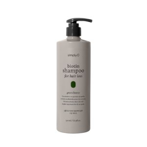 simplyO Biotin Shampoo for Hair Loss Green Breeze 500ml