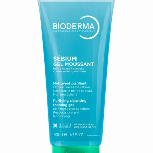 Bioderma Sebium Gel Moussant Purifying Cleansing Foaming Gel 200ml (Tube)