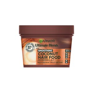 Garnier Ultimate Blends Smoothing Coconut Hair Food + Vitamins C, E, F Multi-Use Hair Mask 400ml